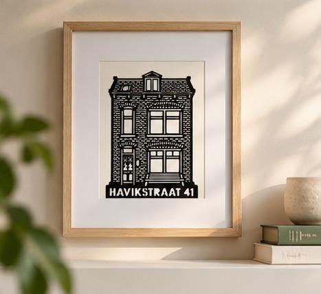 Ingelijst kunstwerk als cadeau